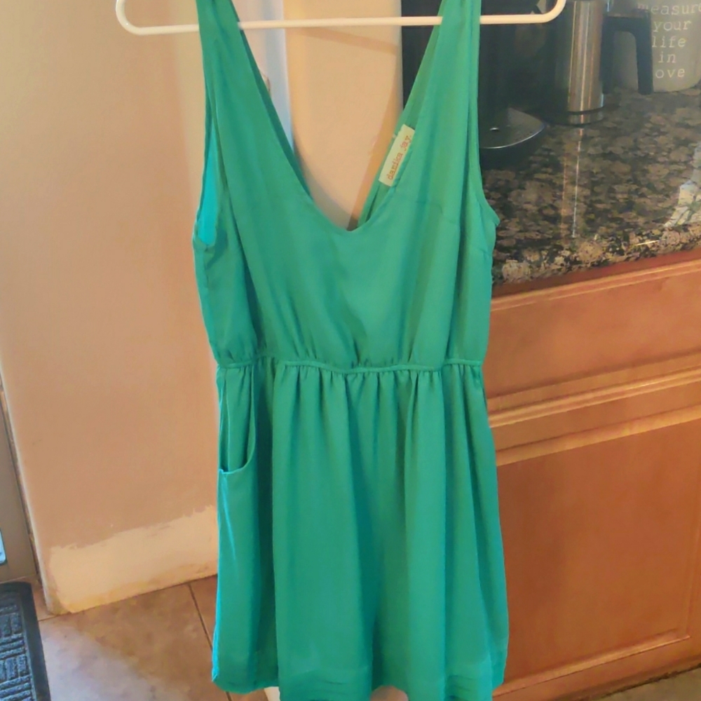 Tank top dress with pockets